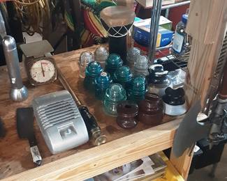 Insulators and old Drive Inn Speaker
