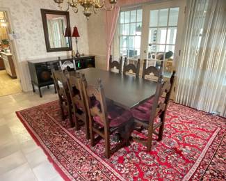 Antique Southwest Style Spanish Craftsman Table and Chairs