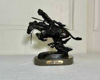 Cheyenne Sculpture by Frederic Remington