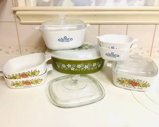 Crazy Daisy Casserole Dish & Corningware