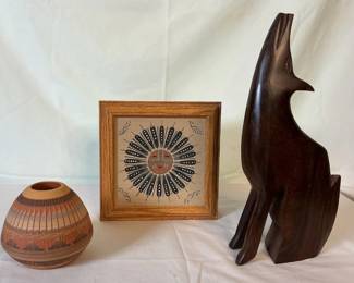 Decorative Sculptures and Box