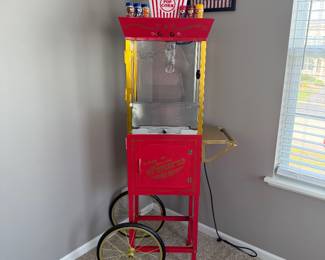 Popcorn Machine Cart with Wheels