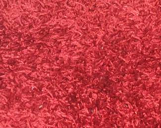 Chloe Collection area rug in a red shag style