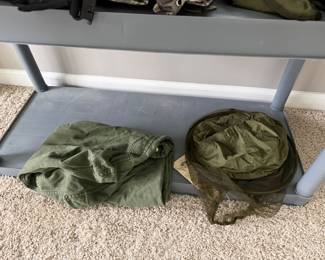  U.S. military-issued insect head net