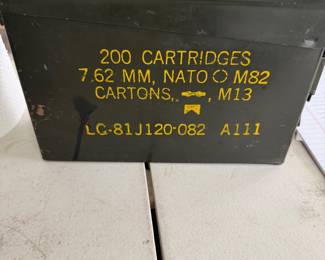 metal ammunition container 