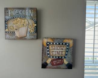 movie theater decorative wall art