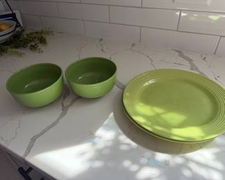 Royal Norfolk Sante Fe Lime Green dinnerware se