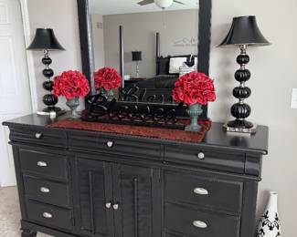American Signature Furniture Plantation Cove Dresser w/ Mirror