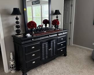 American Signature Furniture Plantation Cove Dresser w/ Mirror
