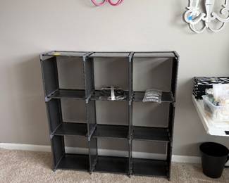 9-cube storage organizer shelf.