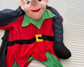 Christmas Carry Ride On Me Shoulder Santa Claus PARTY Mascot Costume