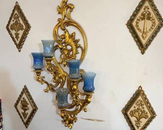 More Syroco Plaques and sconces 