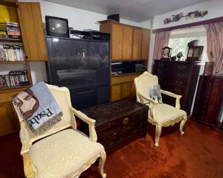 Pair of French style chairs