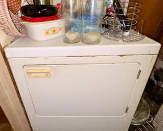 Dryer, various knives, canisters and more