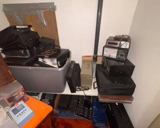 Metal boxes, electronics