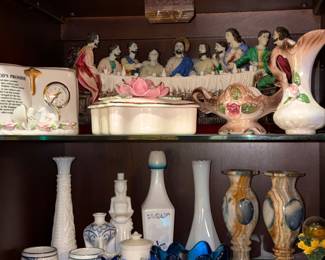 Stone vase, Blue & White Ceramics