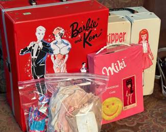 Vintage Doll cases Barbie, Skipper & Miki