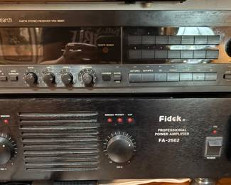 Fidek amplifier, vector Am Fm receiver 