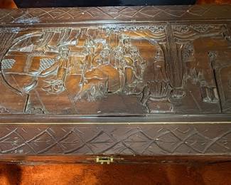 Carved asian Trunk