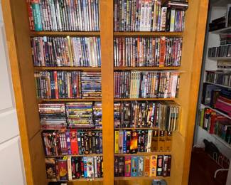 Huge Selection of sealed and unsealed DVDs, Dvd sets, VHS & VHS sets, Reel to Reel, DVR discs