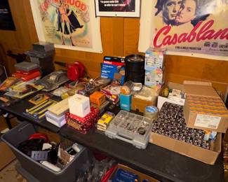 Tools, door knobs, locks, light bulbs