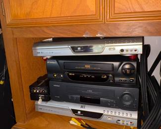 DVD players, VHS Players and recorders
