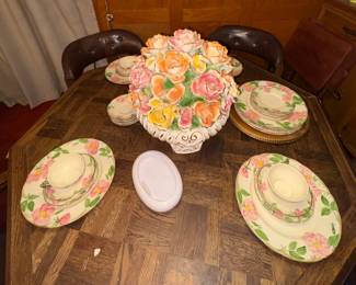 Franciscan Dessert Rose dishes