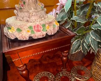 Brass rolling plant stands