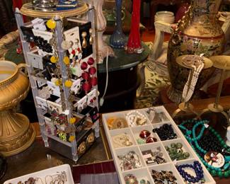 Vintage Jewelry Earrings, Pins, Necklaces 