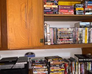 printer, flash lights, More DVDs and VHS tapes, Older National Geographic Magazine 