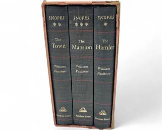 Lot 685 Vintage Boxed Set Of William Faulkners Snopes Trilogy