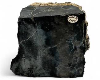 Lot 894 Nephrite Jade Specimen With Magnetite Inclusions