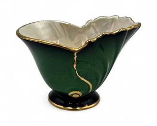 Lot 660 Vintage Carlton Ware Ceramic Bowl From The Vert Royale Line