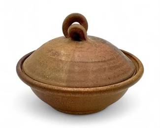 Lot 617 HandThrown Studio Pottery Lidded Vessel