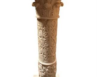 Lot 568 AntiqueStyle Sculptural Pedestal ColumnDisplay Pillar