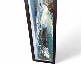 Lot 588A Panoramic Framed Canvas Art Print Of Aerial View Of Niagara Falls