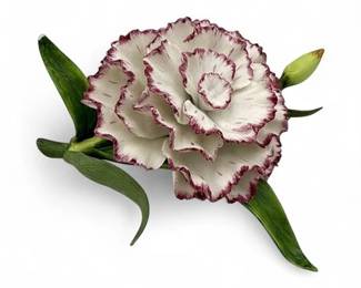 Lot 672 Lenox Carnation Figurine From The Garden Flowers Collection