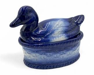 Lot 684 Vintage Ceramic Soup Tureen Shaped Like A Duck