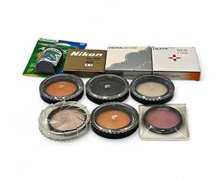 Lot 883 Set Of Vintage Hoya And Nikon Camera Lens Filters