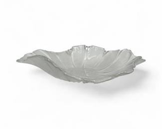 Lot 609 Decorative Glass Floral Motif Bowl