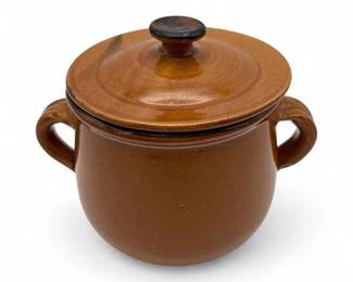 Lot 910 Vintage French Cassoulet Or Daubiere Pot