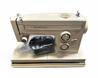 Lot 879 Vintage Kenmore 158 Series Model Sewing Machine