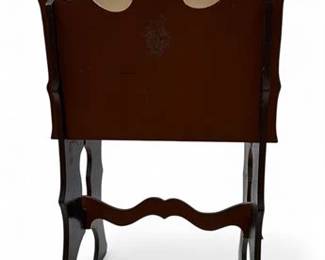 Lot 563 Antique Wooden Magazine RackStand