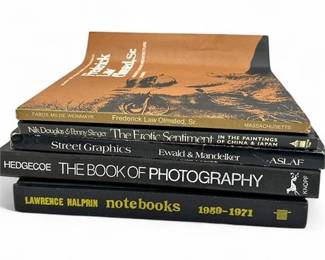 Lot 690 Five Books Focused On Photography, Art, And Landscape Architecture