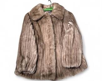 Lot 880 Vintage Pastel Mink Coat From The Fur Salon At The May Company