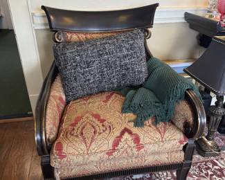 Vintage Regency style lounge chair