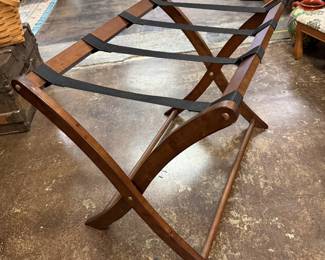 vintage luggage rack