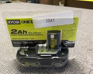 RYOBI PBP003 18V ONE+ HIGH PERFORMANCE Lithium-Ion 2.0 Ah Battery