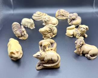 Resin Netsuke Figurine