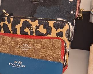 Selection of Coach Wristlets